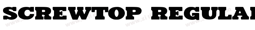 Screwtop Regular字体转换